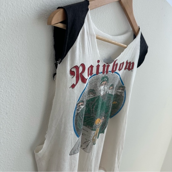 Rainbow 80s Original Rock Vintage T-Shirt - Picture 4 of 11